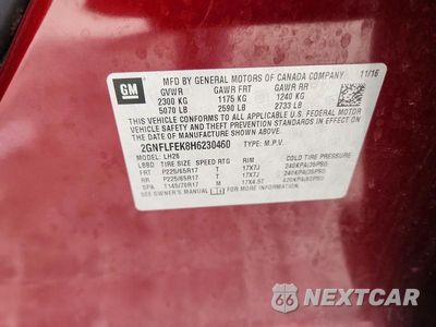 Zdjęcie 13 z 13 samochodu: 2017 CHEVROLET EQUINOX LT VIN:2GNFLFEK8H6230460 - miniatura