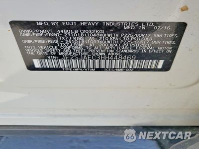 Zdjęcie 13 z 13 samochodu: 2017 SUBARU FORESTER 2.5I PREMIUM VIN:JF2SJAEC3HH448469 - miniatura