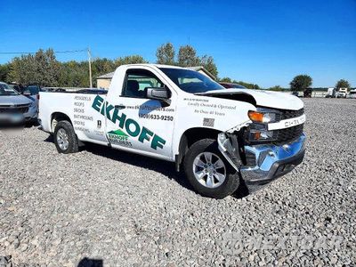 Czwarte zdjęcie samochodu z boku: 2021 CHEVROLET SILVERADO C1500 VIN:3GCNWAEF0MG348020 - miniatura