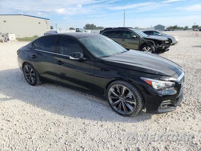 Czwarte zdjęcie samochodu z boku: 2016 INFINITI Q50 RED SPORT 400 VIN:JN1FV7AP4GM421340 - miniatura