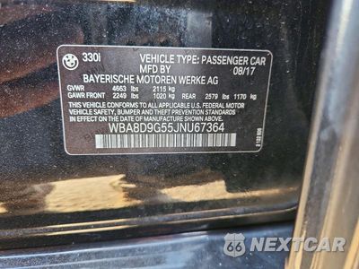 Zdjęcie 12 z 12 samochodu: 2018 BMW 330 XI VIN:WBA8D9G55JNU67364 - miniatura