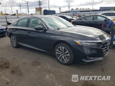 Czwarte zdjęcie samochodu z boku: 2021 HONDA ACCORD HYBRID EXL VIN:1HGCV3F58MA011770 - miniatura