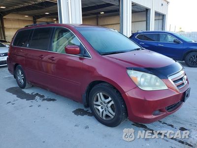 Czwarte zdjęcie samochodu z boku: 2005 HONDA ODYSSEY EX VIN:5FNRL38465B001380 - miniatura