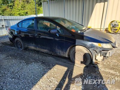 Czwarte zdjęcie samochodu z boku: 2014 HONDA CIVIC LX VIN:19XFB2F54EE229296 - miniatura
