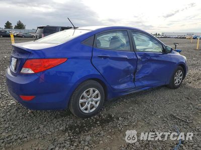 Trzecie zdjęcie samochodu z tyłu: 2013 HYUNDAI ACCENT GLS VIN:KMHCT4AE4DU446524 - miniatura