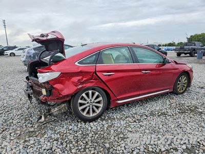 Trzecie zdjęcie samochodu z tyłu: 2016 HYUNDAI SONATA LIMITED VIN:5NPE34AF8GH403812 - miniatura