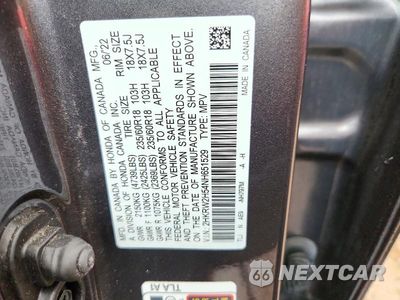 Zdjęcie 12 z 12 samochodu: 2022 HONDA CR-V EX VIN:2HKRW2H54NH651529 - miniatura