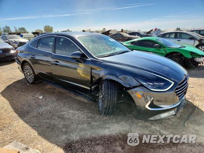 Czwarte zdjęcie samochodu z boku: 2023 HYUNDAI SONATA HYBRID SEL VIN:KMHL34JJXPA078806 - miniatura