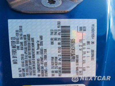 Zdjęcie 13 z 13 samochodu: 2019 FORD MUSTANG VIN:1FA6P8TH5K5191805 - miniatura