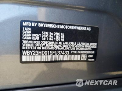 Zdjęcie 13 z 13 samochodu: 2025 BMW I4 EDRIVE 40 VIN:WBY23HD01SFU37433 - miniatura
