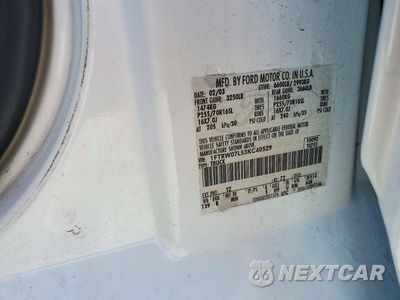 Zdjęcie 12 z 12 samochodu: 2003 FORD F150 SUPERCREW VIN:1FTRW07L53KC40529 - miniatura