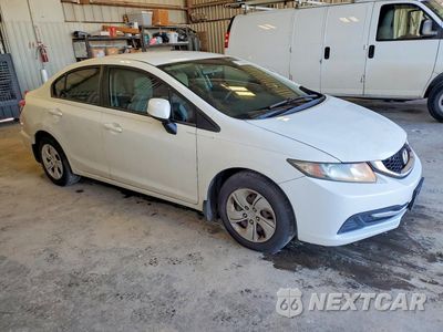 Czwarte zdjęcie samochodu z boku: 2013 HONDA CIVIC LX VIN:2HGFB2F57DH563259 - miniatura