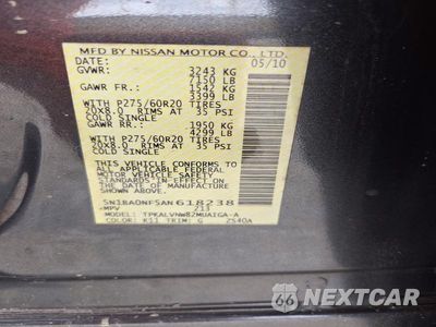 Zdjęcie 14 z 14 samochodu: 2010 NISSAN ARMADA PLATINUM VIN:5N1BA0NF5AN618238 - miniatura
