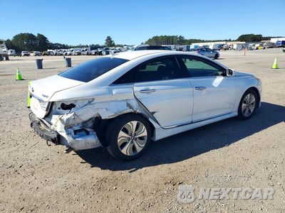 Trzecie zdjęcie samochodu z tyłu: 2013 HYUNDAI SONATA HYBRID VIN:KMHEC4A46DA098288 - miniatura