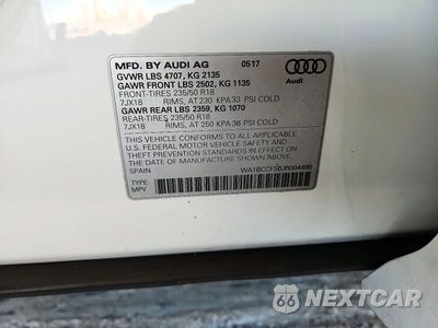Zdjęcie 12 z 12 samochodu: 2018 AUDI Q3 PREMIUM VIN:WA1BCCFS0JR004499 - miniatura