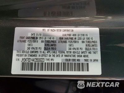 Zdjęcie 13 z 13 samochodu: 2019 MAZDA CX-5 GRAND TOURING RESERVE VIN:JM3KFBDY4K0558933 - miniatura