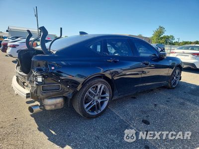 Trzecie zdjęcie samochodu z tyłu: 2025 ACURA TLX A-SPEC VIN:19UUB6F51SA002596 - miniatura