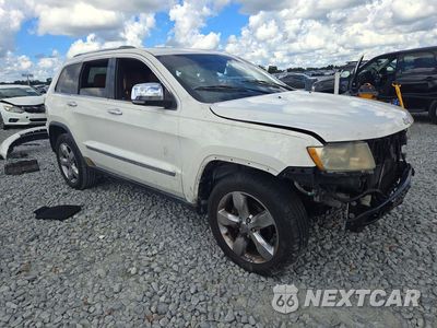 Czwarte zdjęcie samochodu z boku: 2012 JEEP GRAND CHEROKEE OVERLAND VIN:1C4RJECG6CC265504 - miniatura
