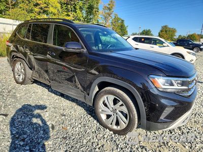 Czwarte zdjęcie samochodu z boku: 2021 VOLKSWAGEN ATLAS SE VIN:1V2JR2CAXMC558337 - miniatura