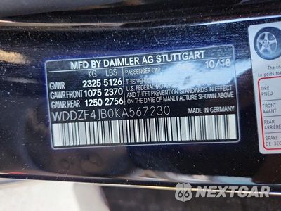 Zdjęcie 12 z 12 samochodu: 2019 MERCEDES-BENZ E 300 VIN:WDDZF4JB0KA567230 - miniatura