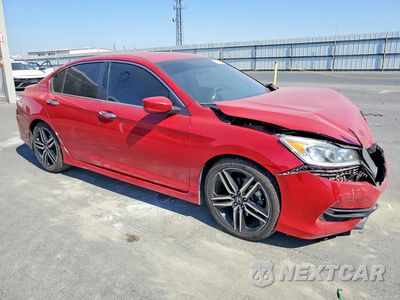 Czwarte zdjęcie samochodu z boku: 2016 HONDA ACCORD SPORT VIN:1HGCR2F54GA049399 - miniatura