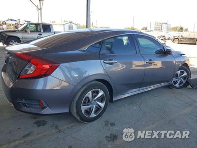 Trzecie zdjęcie samochodu z tyłu: 2019 HONDA CIVIC LX VIN:2HGFC2F67KH590724 - miniatura
