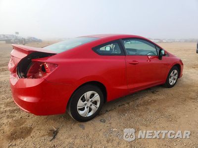 Trzecie zdjęcie samochodu z tyłu: 2013 HONDA CIVIC LX VIN:2HGFG3B53DH513665 - miniatura