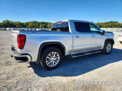 Trzecie zdjęcie samochodu z tyłu: 2021 GMC SIERRA K1500 SLT VIN:3GTU9DET1MG224297 - miniatura