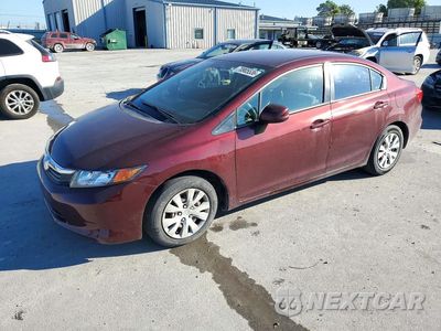2012 HONDA CIVIC LX 2HGFB2F56CH532695 - główne zdjęcie licytacji z USA - miniatura
