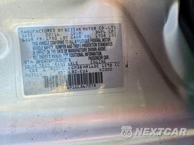 Zdjęcie 12 z 12 samochodu: 2016 NISSAN VERSA 1.6 SV VIN:3N1CN7AP1GL867278 - miniatura