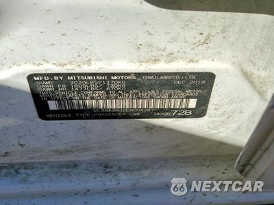 Zdjęcie 12 z 12 samochodu: 2020 MITSUBISHI MIRAGE ES VIN:ML32A3HJ2LH004287 - miniatura
