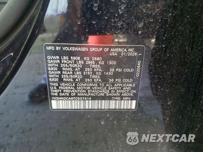 Zdjęcie 13 z 13 samochodu: 2026 VOLKSWAGEN ATLAS SE VIN:1V2HN2CA6TC537414 - miniatura