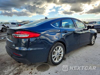 Trzecie zdjęcie samochodu z tyłu: 2020 FORD FUSION SE VIN:3FA6P0HD4LR247299 - miniatura