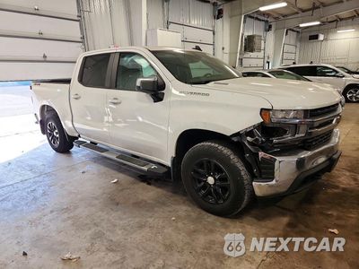 Czwarte zdjęcie samochodu z boku: 2021 CHEVROLET SILVERADO K1500 LT VIN:3GCUYDET5MG288300 - miniatura