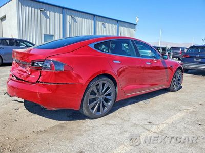 Trzecie zdjęcie samochodu z tyłu: 2021 TESLA MODEL S VIN:5YJSA1E24MF424133 - miniatura