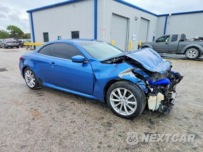 Czwarte zdjęcie samochodu z boku: 2013 INFINITI G37 CONVERTIBLE BASE VIN:JN1CV6FEXDM772043 - miniatura