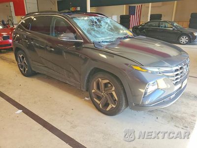 Czwarte zdjęcie samochodu z boku: 2023 HYUNDAI TUCSON LIMITED VIN:5NMJE3AE3PH202908 - miniatura