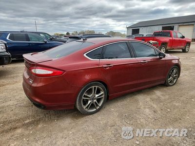 Trzecie zdjęcie samochodu z tyłu: 2014 FORD FUSION TITANIUM VIN:3FA6P0K91ER290568 - miniatura