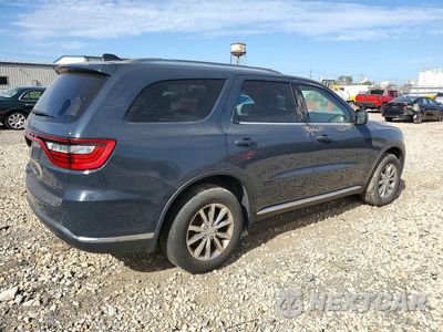 Trzecie zdjęcie samochodu z tyłu: 2018 DODG DURANGO AWD V6 4D SUV SXT VIN:1C4RDJAG0JC329679 - miniatura