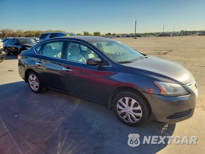 Czwarte zdjęcie samochodu z boku: 2014 NISSAN SENTRA S VIN:3N1AB7AP6EL643548 - miniatura