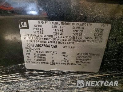 Zdjęcie 13 z 13 samochodu: 2011 CHEVROLET EQUINOX LT VIN:2CNFLEEC8B6477329 - miniatura