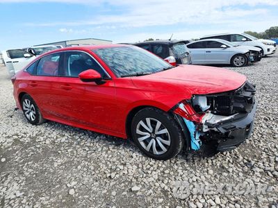 Czwarte zdjęcie samochodu z boku: 2026 HONDA CIVIC LX VIN:2HGFE2F29TH620718 - miniatura