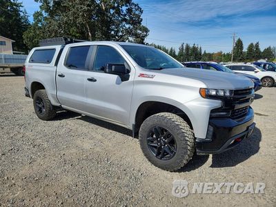 Czwarte zdjęcie samochodu z boku: 2020 CHEVROLET SILVERADO K1500 LT TRAIL BOSS VIN:3GCPYFED6LG131133 - miniatura