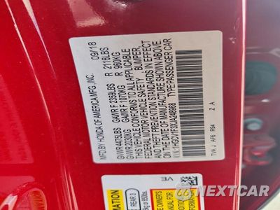 Zdjęcie 13 z 13 samochodu: 2018 HONDA ACCORD SPORT VIN:1HGCV1F3XJA248968 - miniatura
