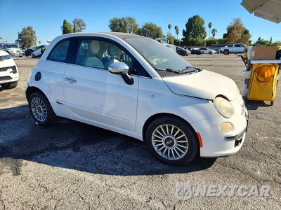 Czwarte zdjęcie samochodu z boku: 2012 FIAT 500 LOUNGE VIN:3C3CFFCR3CT104163 - miniatura