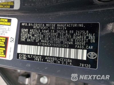 Zdjęcie 12 z 12 samochodu: 2025 TOYOTA CAMRY SE VIN:4T1DAACK1SU501343 - miniatura
