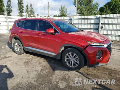 Czwarte zdjęcie samochodu z boku: 2019 HYUNDAI SANTA FE SE VIN:5NMS23AD6KH030743 - miniatura