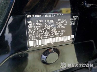Zdjęcie 12 z 12 samochodu: 2022 HONDA HR-V EX VIN:3CZRU5H50NM730269 - miniatura