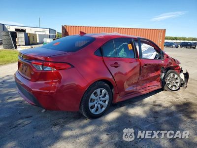 Trzecie zdjęcie samochodu z tyłu: 2020 TOYOTA COROLLA LE VIN:JTDEPRAE9LJ079666 - miniatura