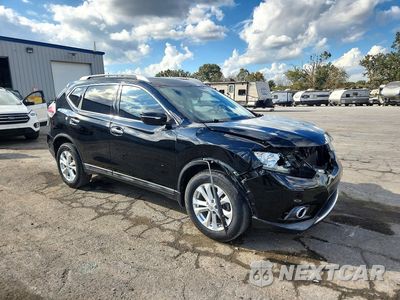 Czwarte zdjęcie samochodu z boku: 2015 NISSAN ROGUE SV VIN:5N1AT2MV8FC822898 - miniatura
